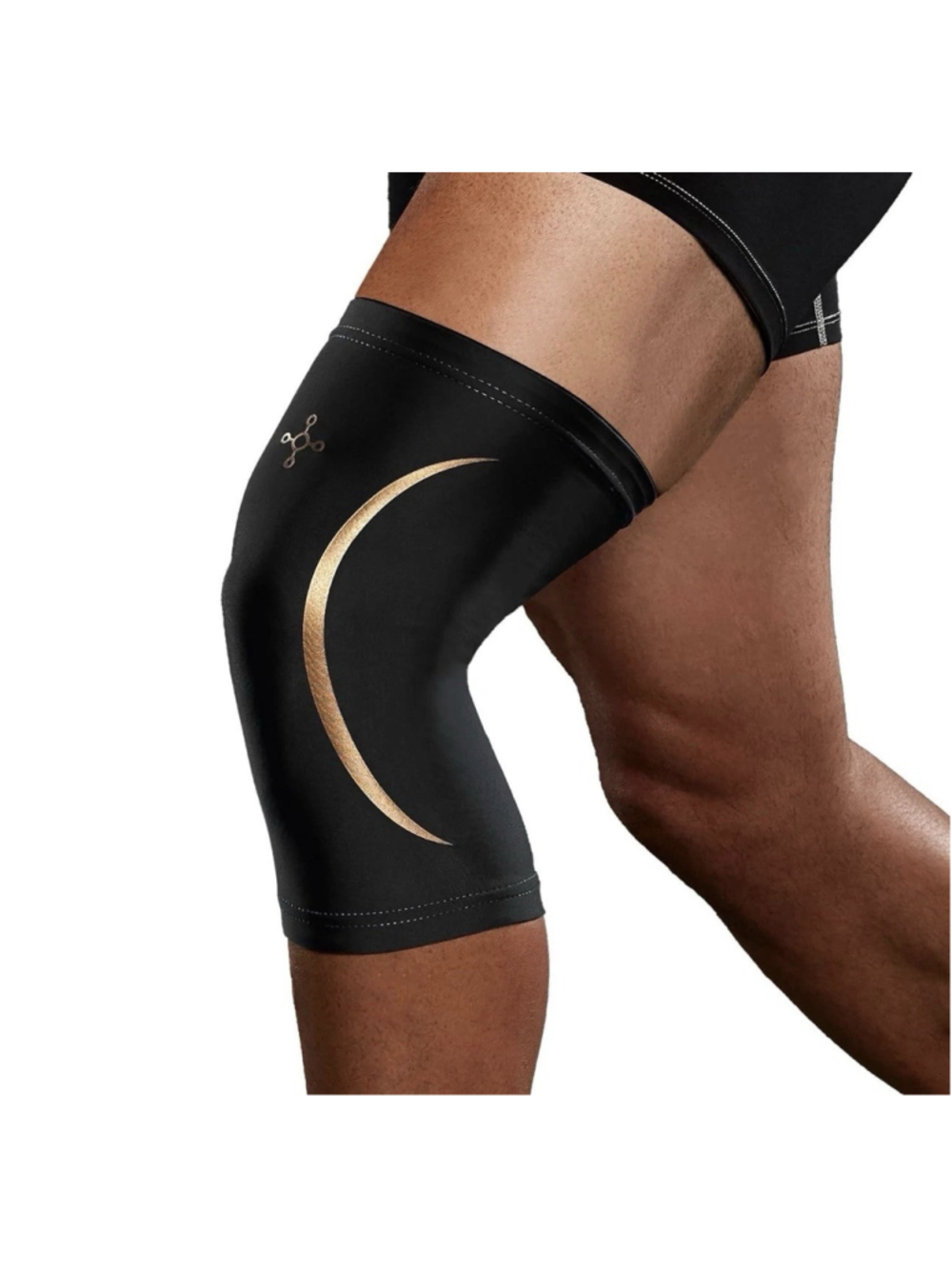 Tommie Copper Knee Compression Sleeve 15-20 mmHg Copper M Slate Gray Support
